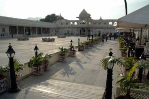 Inside of Jag Mandir Udaipur
