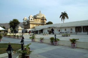 Inside of Jag Mandir Udaipur