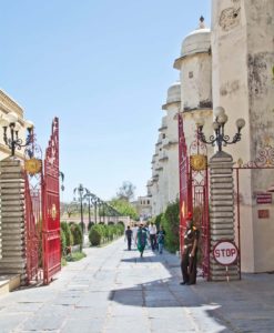 Inside gate of city palace Udaipur