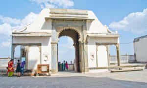 Gate of Monsoon palace Udaipur