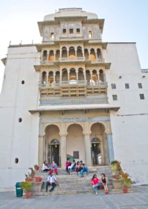 Inside of Monsoon palace Udaipur