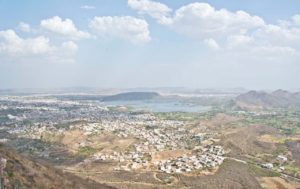 View from Monsoon palace Udaipur
