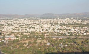 Overview of Udaipur from Karni Mata Temple