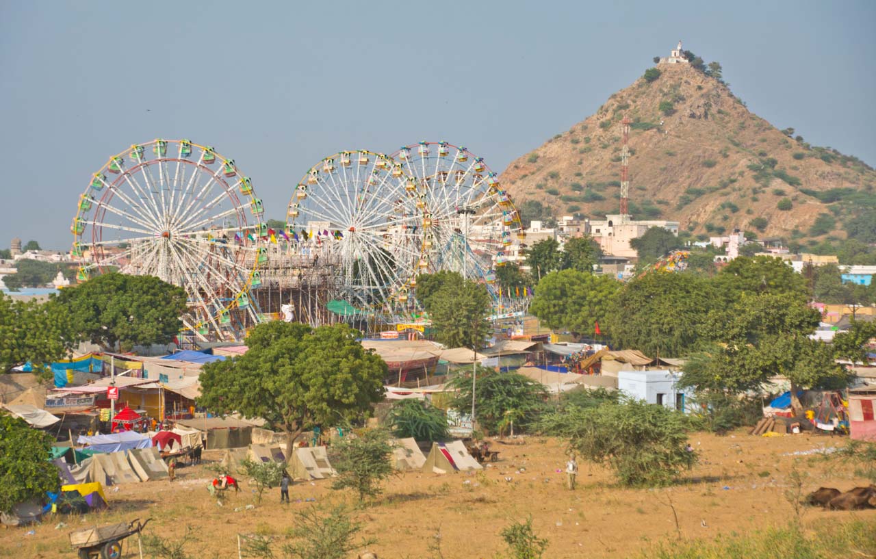 Pushkar camel Fair ground_2