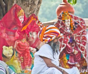 Pushkar ghats artist