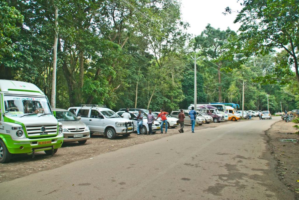 Periyar tiger reserve parking area