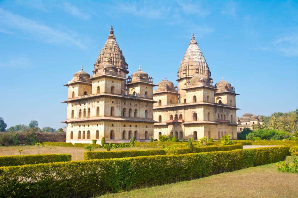 Orchha cenotaphs compound