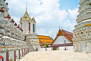 Wat arun temple compound in Bangkok