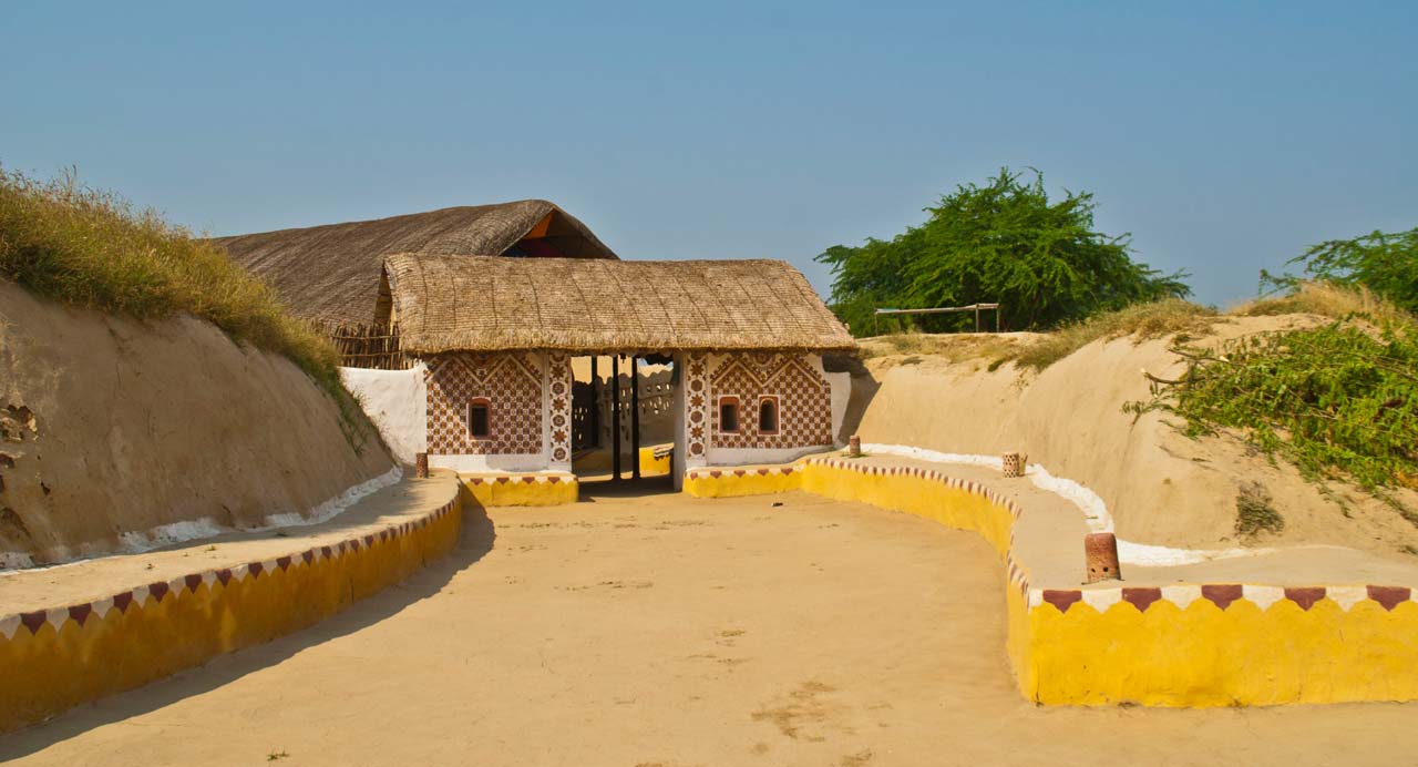 Main Gate Shaam-e-Sarhad Village Resort Kutch Gujarat