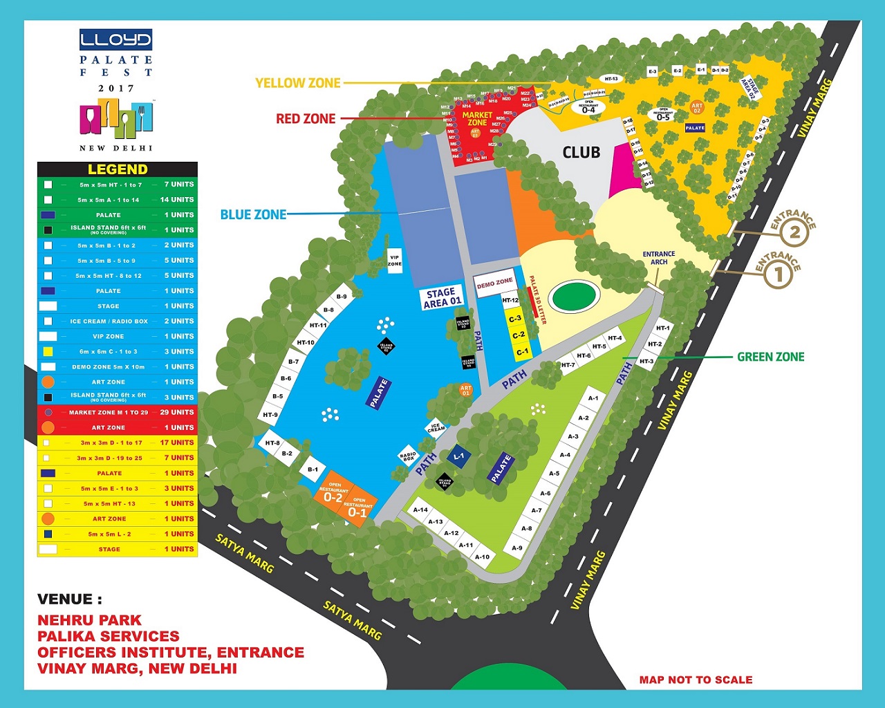 Map of Palate Fest