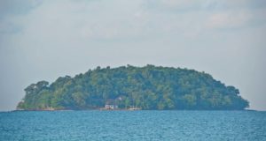 Island near Otres1 beach Sihanoukville Cambodia