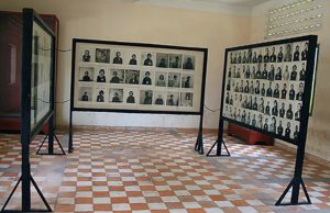 Photographs of victims Tuol sleng Museum