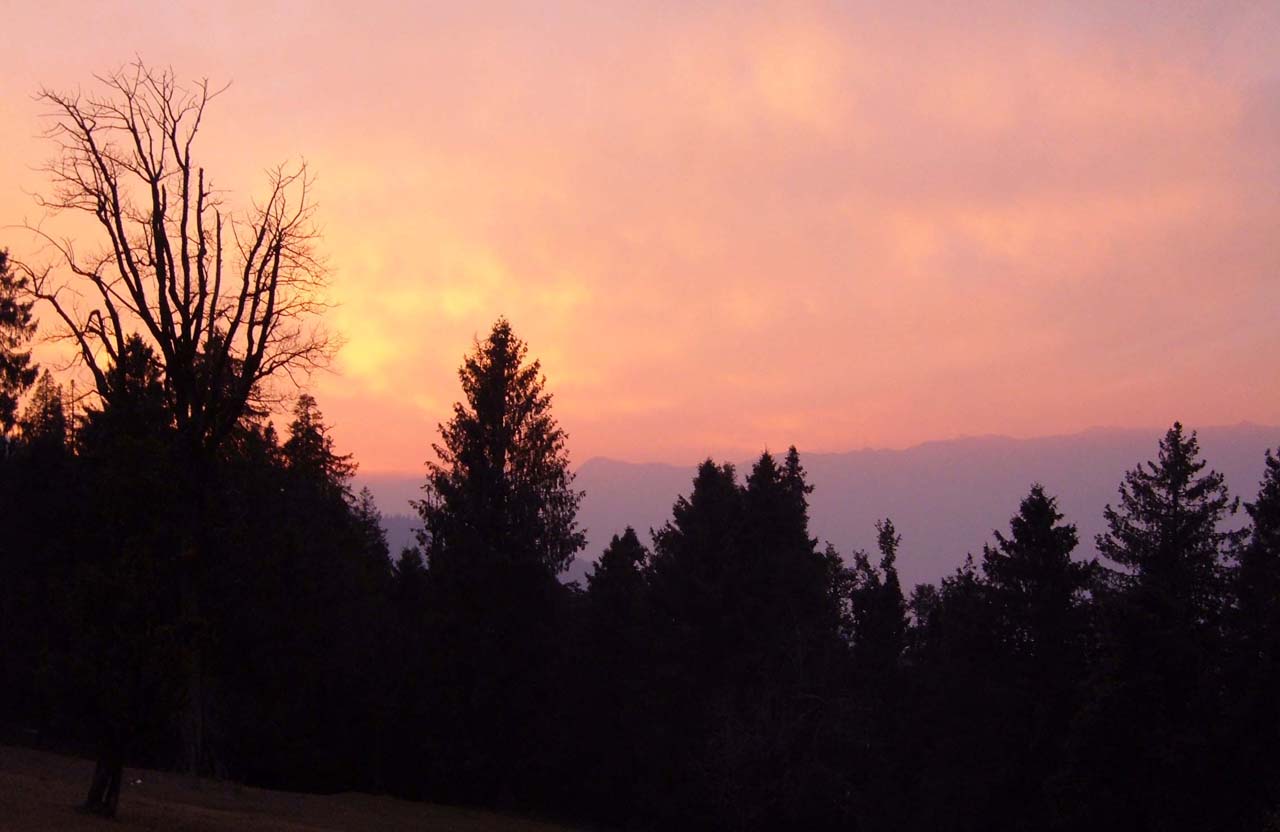 Sunset in Himalayas