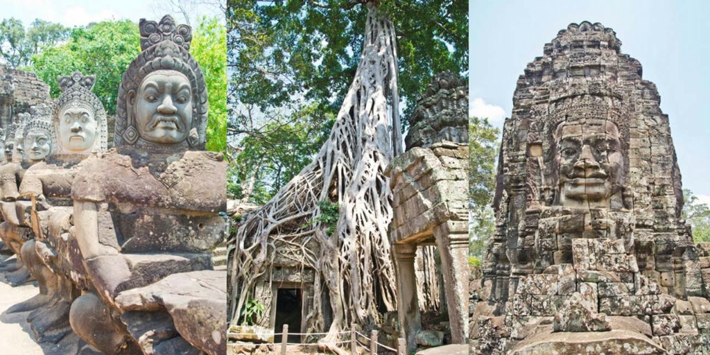 Temples of Siem Reap in Angkor Archeological Park