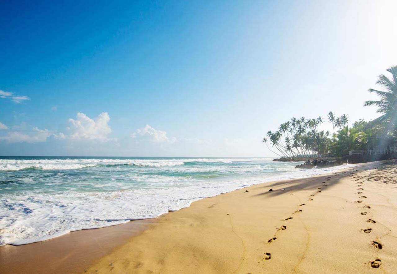 Unawatuna beach Sri Lanka