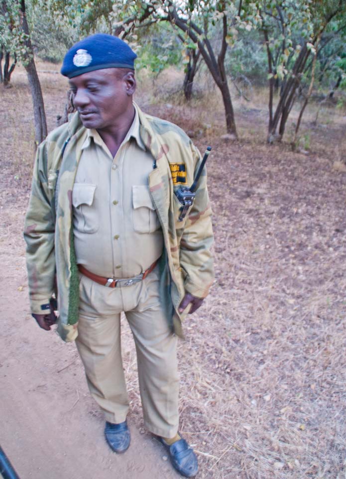 Guard of Siddi tribe in Gir forest