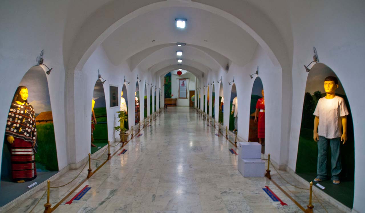 Corridor of Don bosco museum shillong