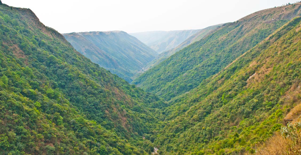 On the way to Cherrapunji