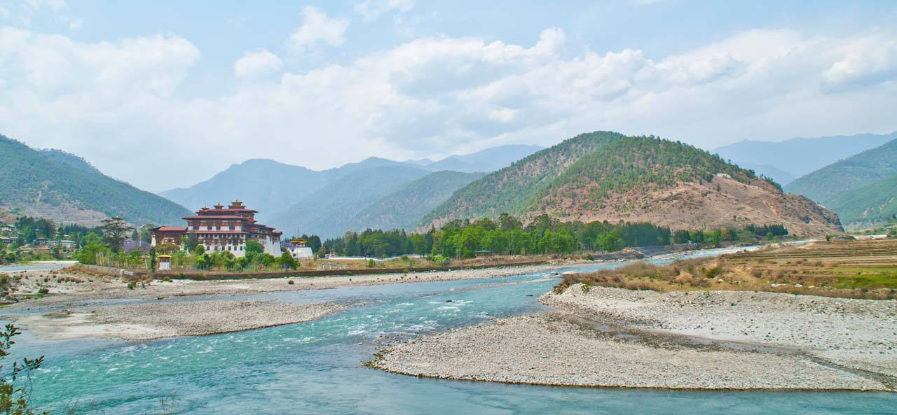 Punakha in Bhutan