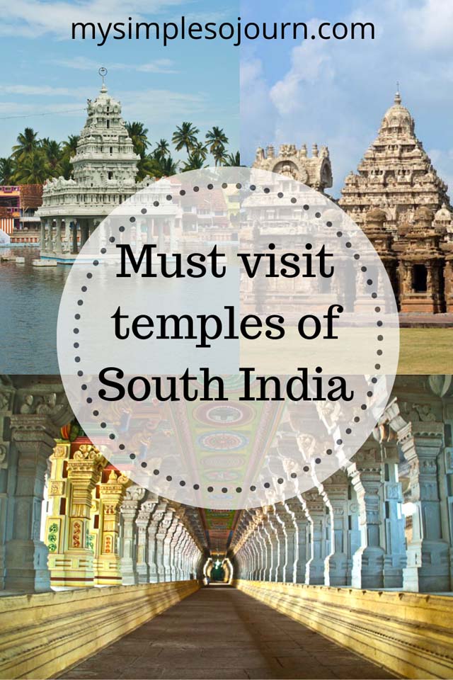 Must visit popular temples of South India #incredibleindia #southindia #southindiatemples #templesofsouthindia #religiousplaces