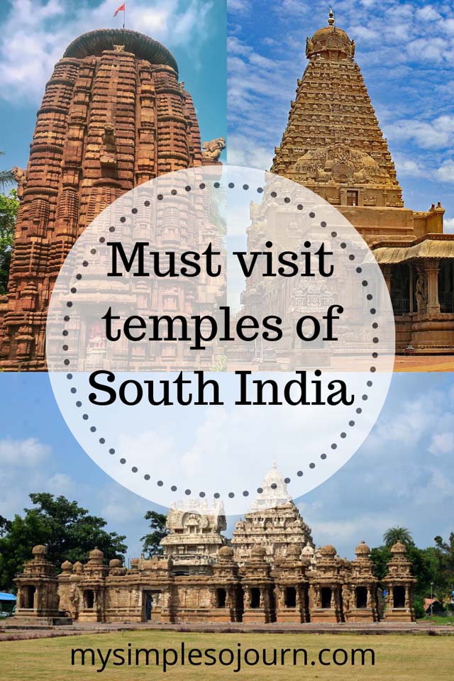 Must visit popular temples of South India #incredibleindia #southindia #southindiatemples #templesofsouthindia #religiousplaces