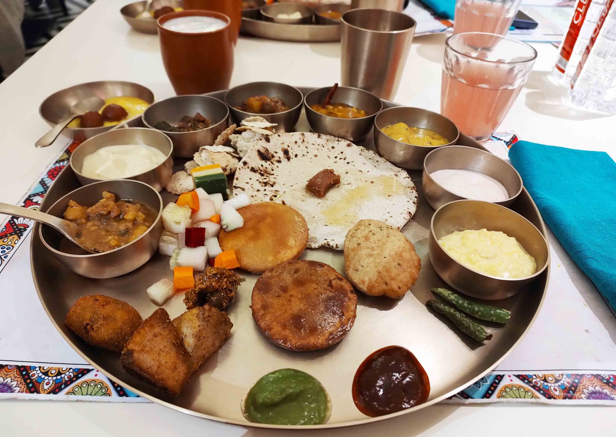 Thali meal in Varanasi