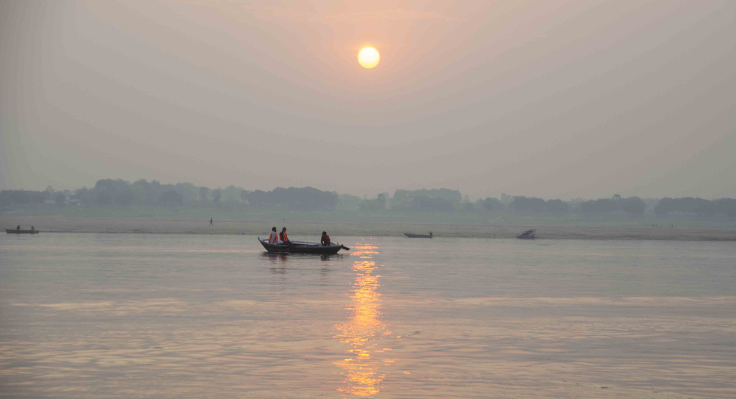 Morning boat ride in Ganga at Varanasi